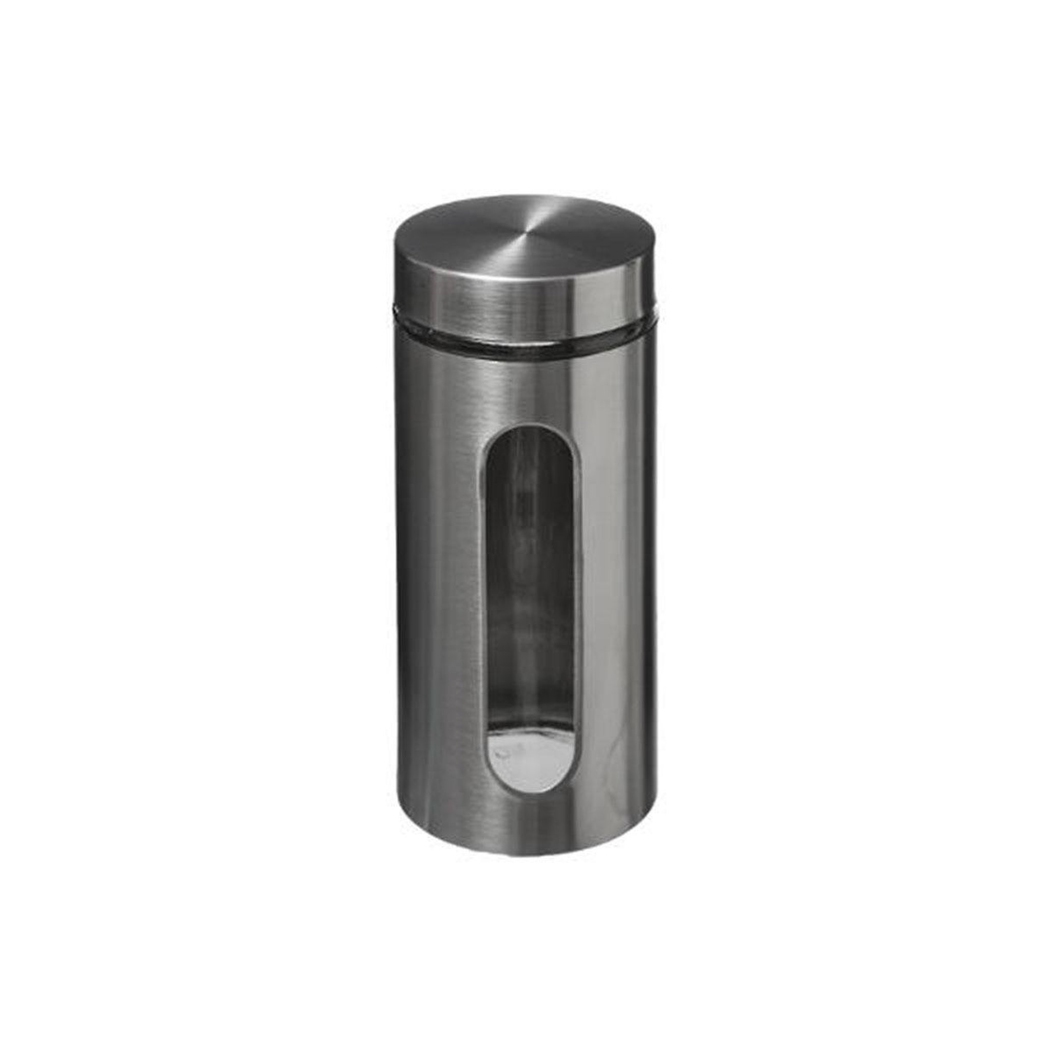 Voir la diapositive 1 : FIVE Bocal avec Couvercle  Ublo  1,25L Argent