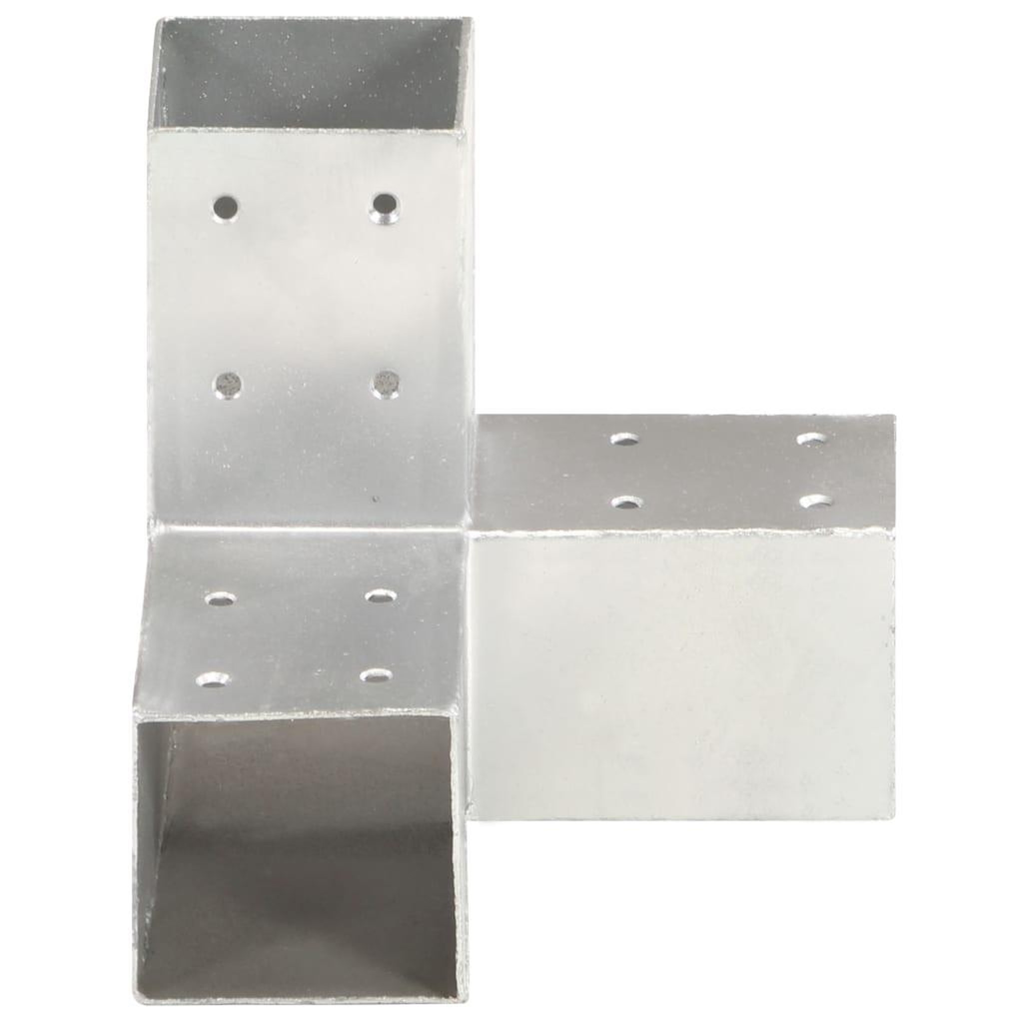 Voir la diapositive 2 : VIDAXL Connecteur de poteau Forme en Y Metal galvanise 71x71 mm