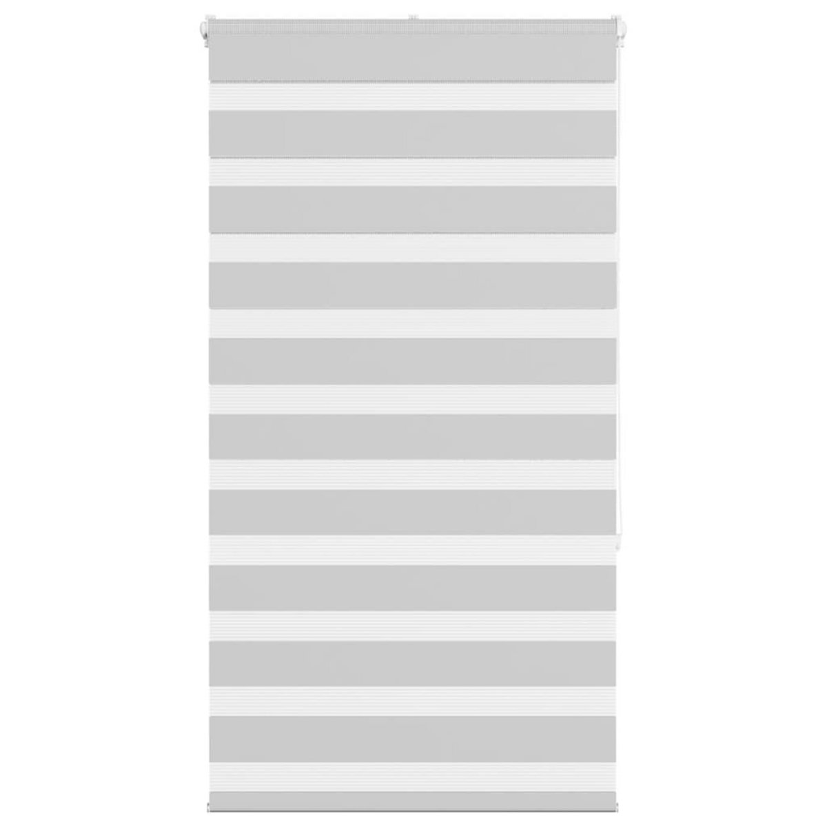 VIDAXL Store zebre gris clair largeur du tissu 75,9 cm polyester