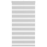 VIDAXL Store zebre gris clair largeur du tissu 75,9 cm polyester