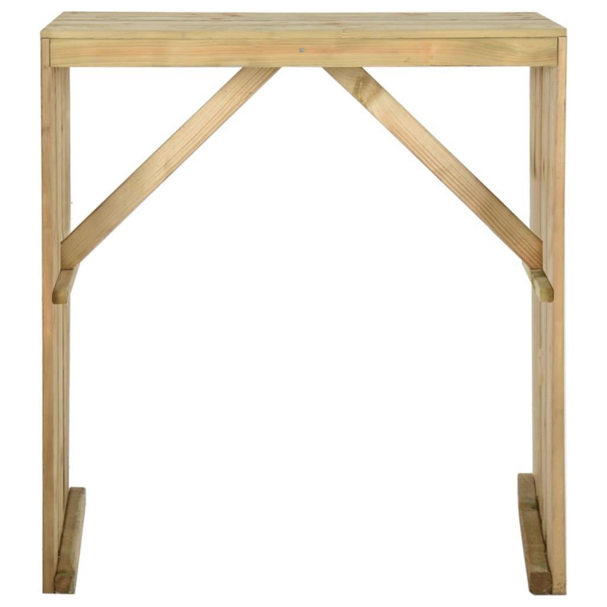 VIDAXL Table de bar 100x60x110 cm Bois de pin impregne
