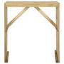 Voir la diapositive 2 : VIDAXL Table de bar 100x60x110 cm Bois de pin impregne