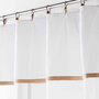 Voir la diapositive 2 : Paris Prix Rideau Voilage à Anneaux  Leana  140x240cm Blanc