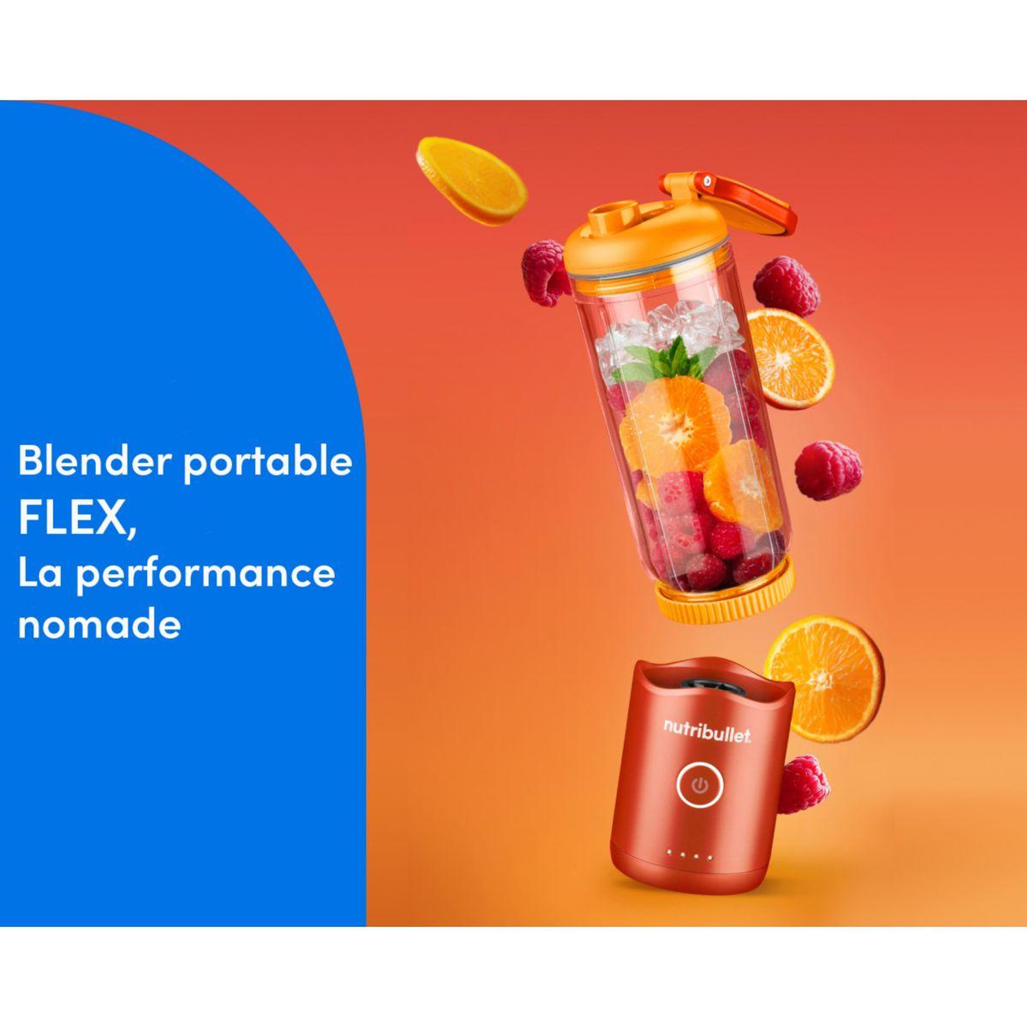 Voir la diapositive 2 : nutribullet Blender flex - orange nbp013or