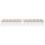 Voir la diapositive 5 : VIDAXL Cadre de lit sans matelas blanc 90x200 cm bois de pin massif