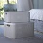 Voir la diapositive 3 : CURVER Curver Boîte de rangement avec couvercle Style L 30 L Blanc creme