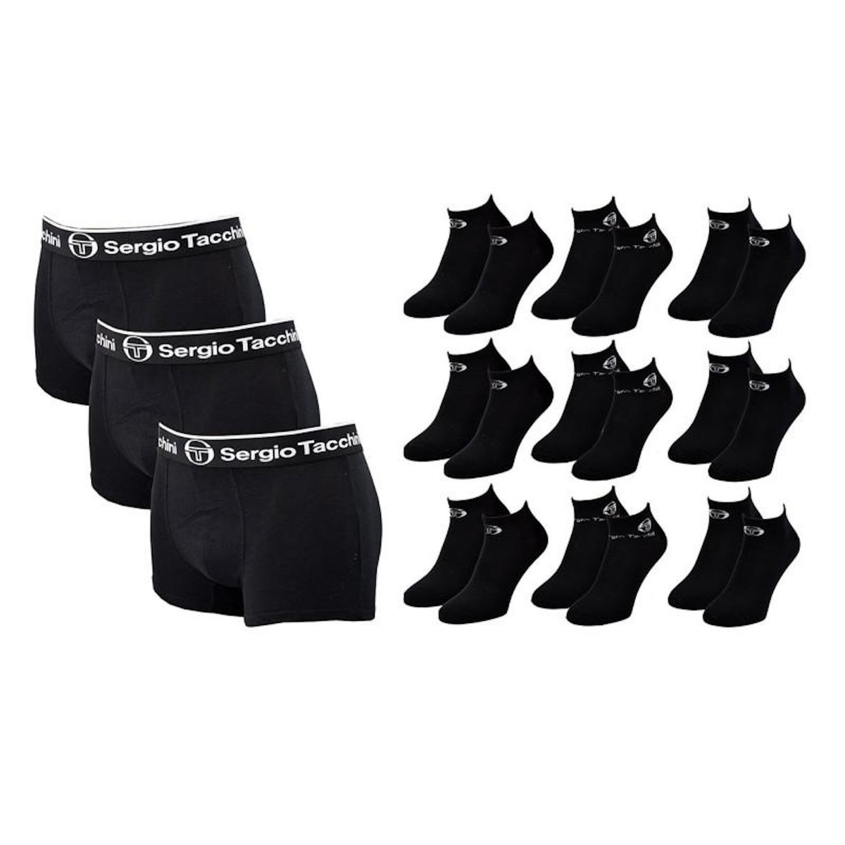 SERGIO TACCHINI Boxer Homme SERGIO TACCHINI Lot de 3 PACK CADEAUX