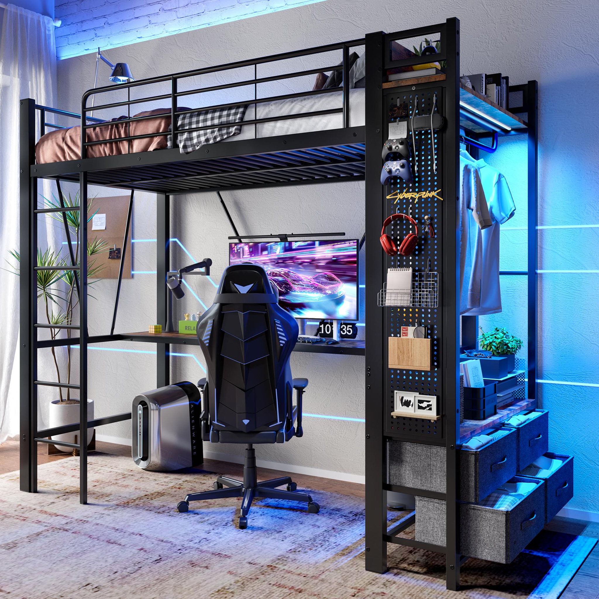 Voir la diapositive 4 : MERAX Lit mezzanine