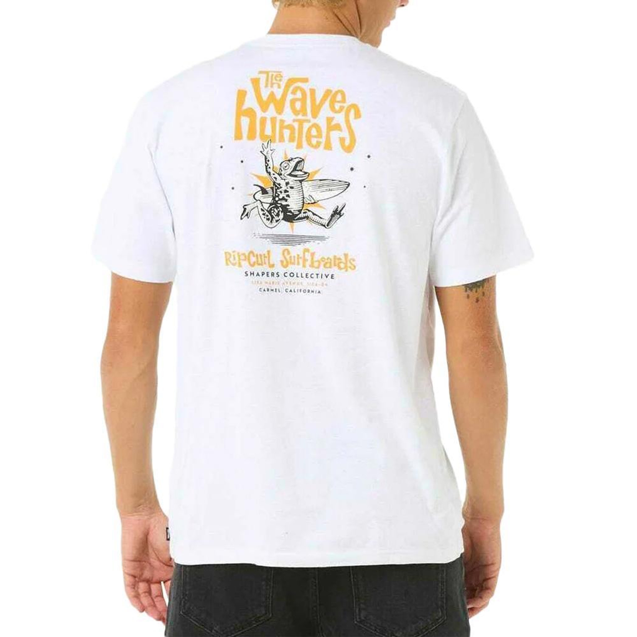 Voir la diapositive 2 : Rip Curl T-Shirt Blanc Homme Rip Curl Shaper Address