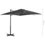 Voir la diapositive 6 : VIDAXL Parasol de jardin en porte-a-faux et poteau en aluminium