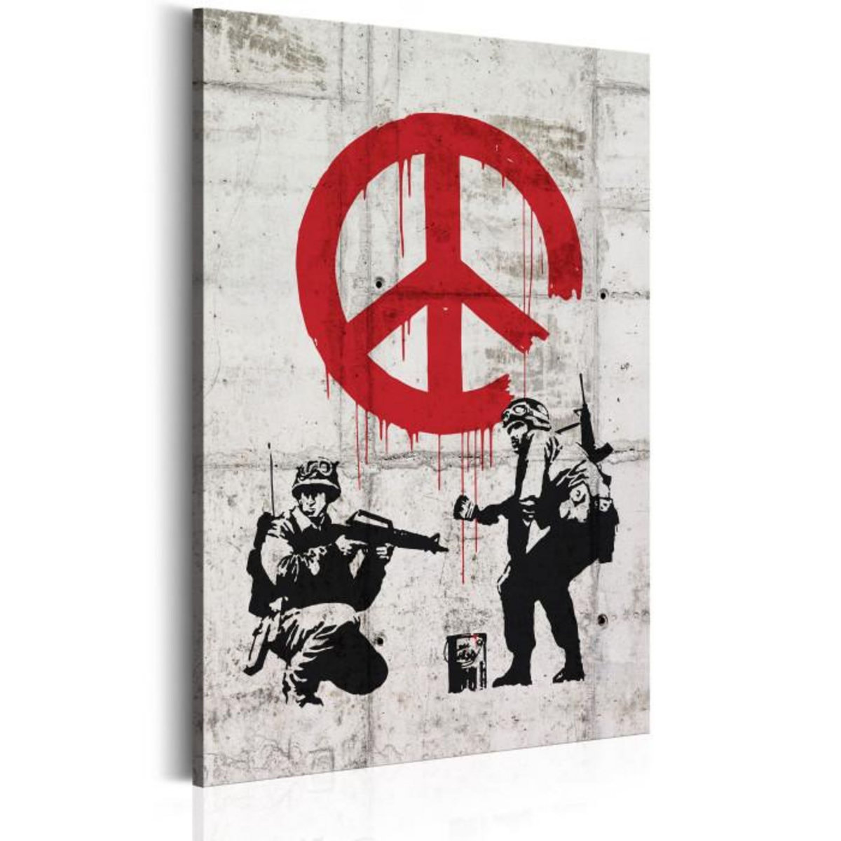 Paris Prix Tableau Imprimé  Soldiers Painting Peace - Banksy