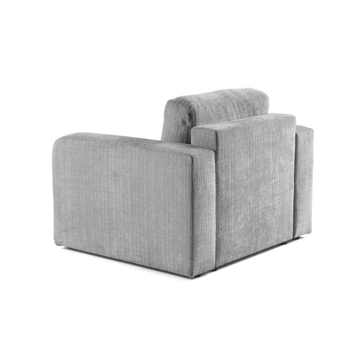 BEST MOBILIER Miro - fauteuil en velours texturé
