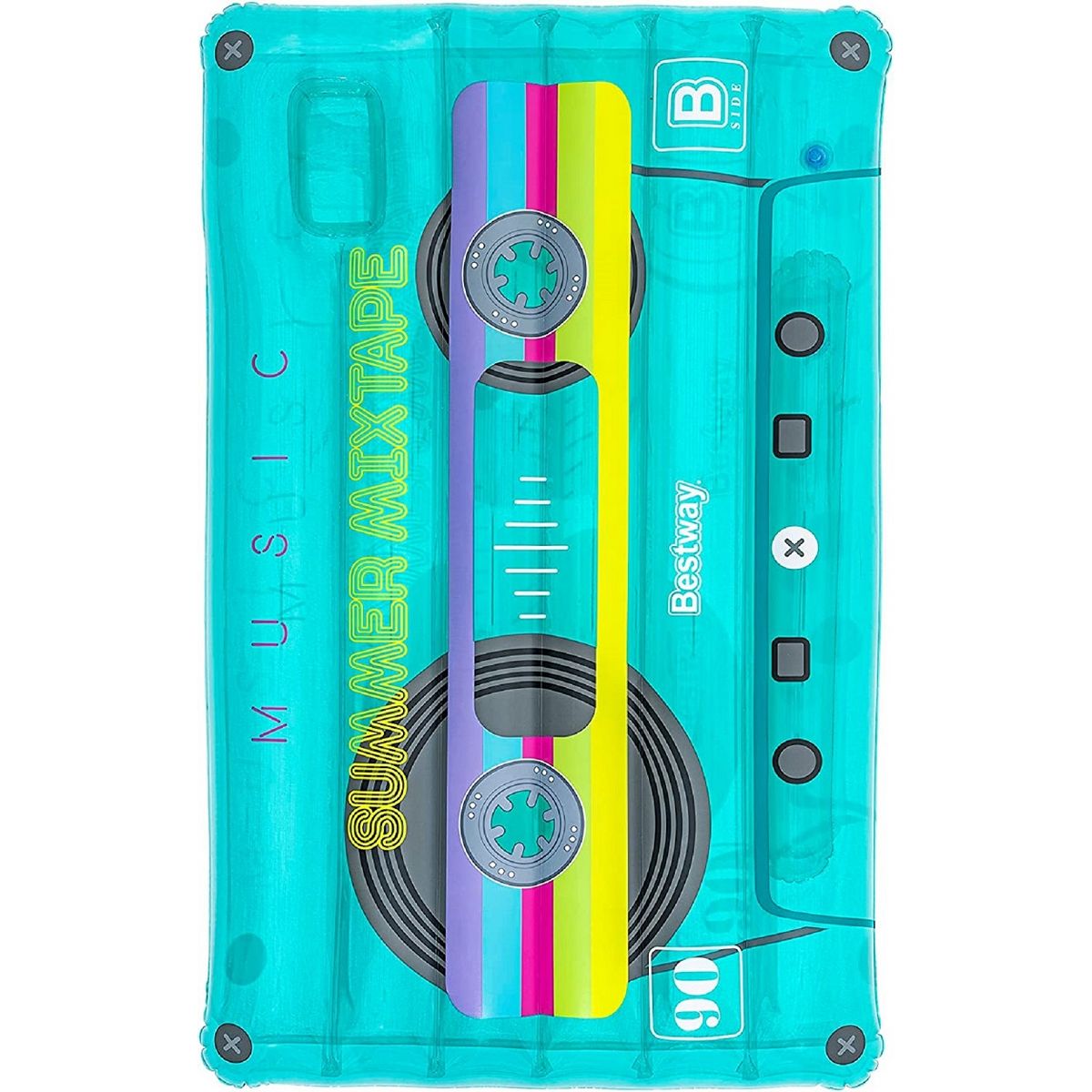 BESTWAY Matelas gonflable design rétro de cassettes