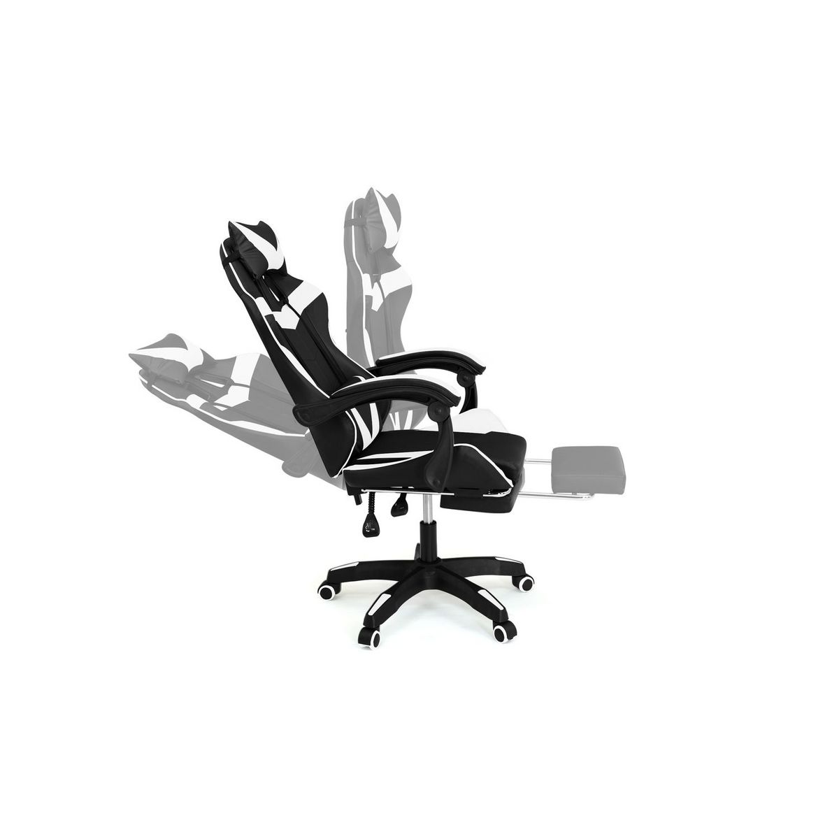 Fauteuil de bureau gamer pivotant ajustable en hauteur GEEK