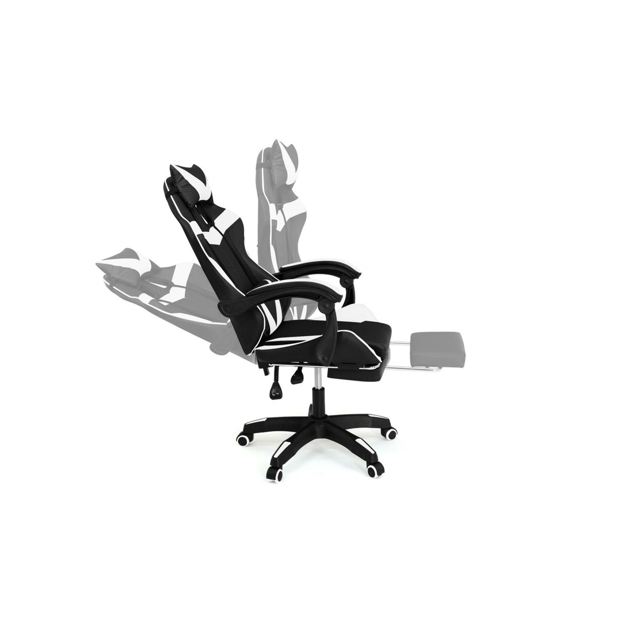 Fauteuil de bureau gamer pivotant ajustable en hauteur GEEK