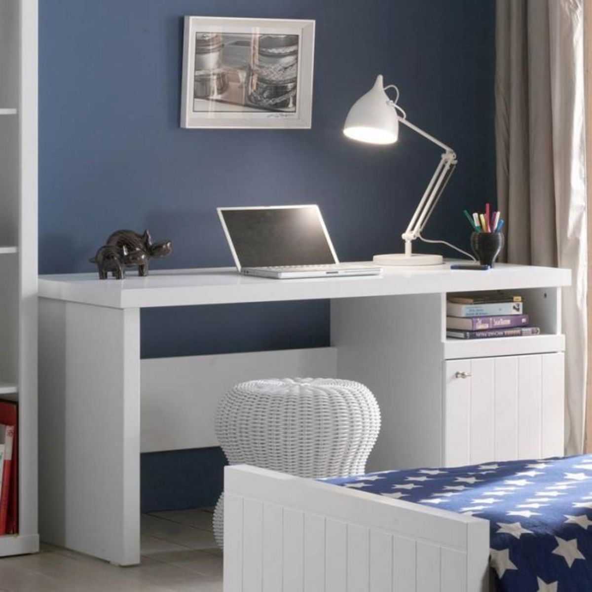 Paris Prix Bureau Enfant  Robin  150cm Blanc