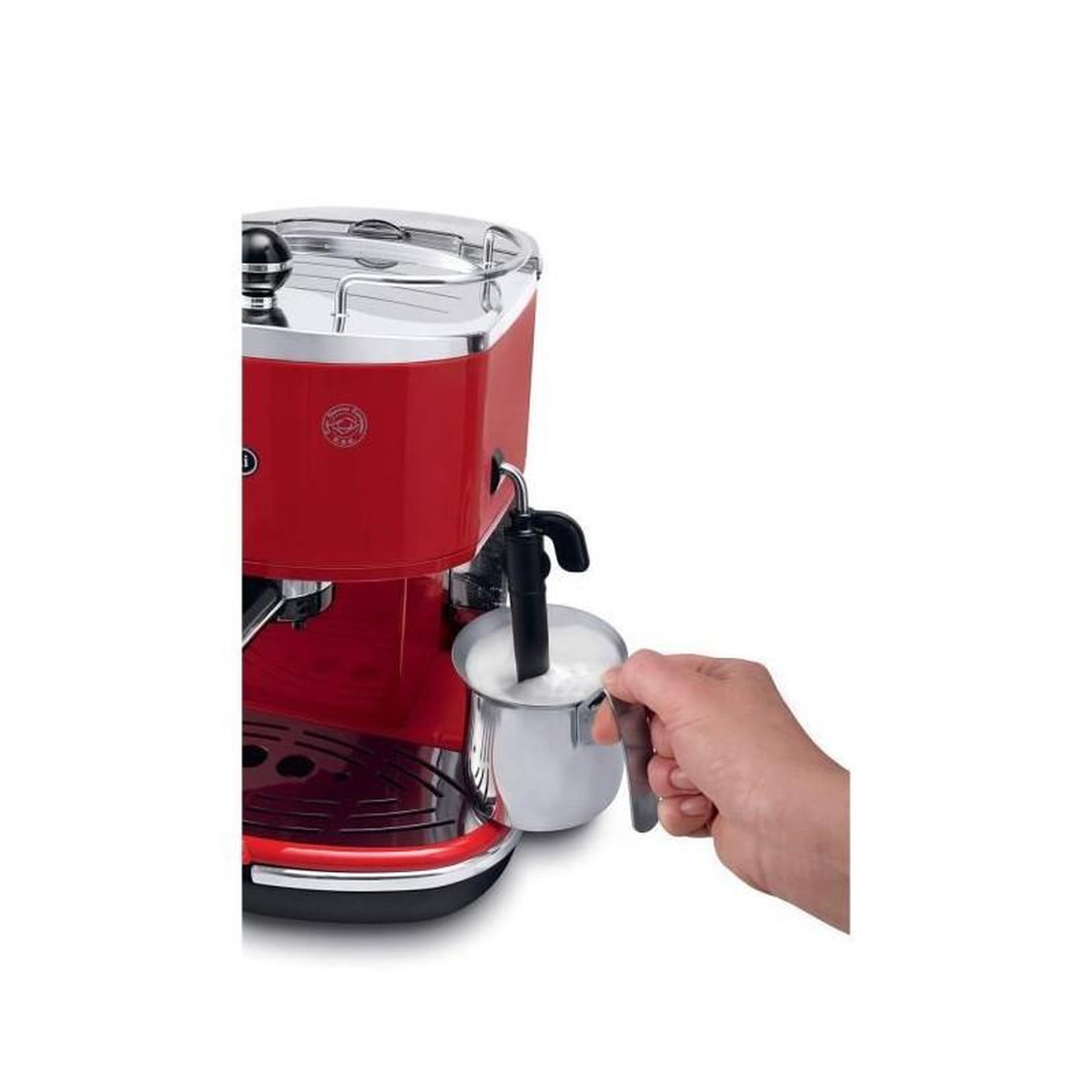 Voir la diapositive 2 : DELONGHI DELONGHI ECO 311.R Machine expresso classique Icona - Rouge