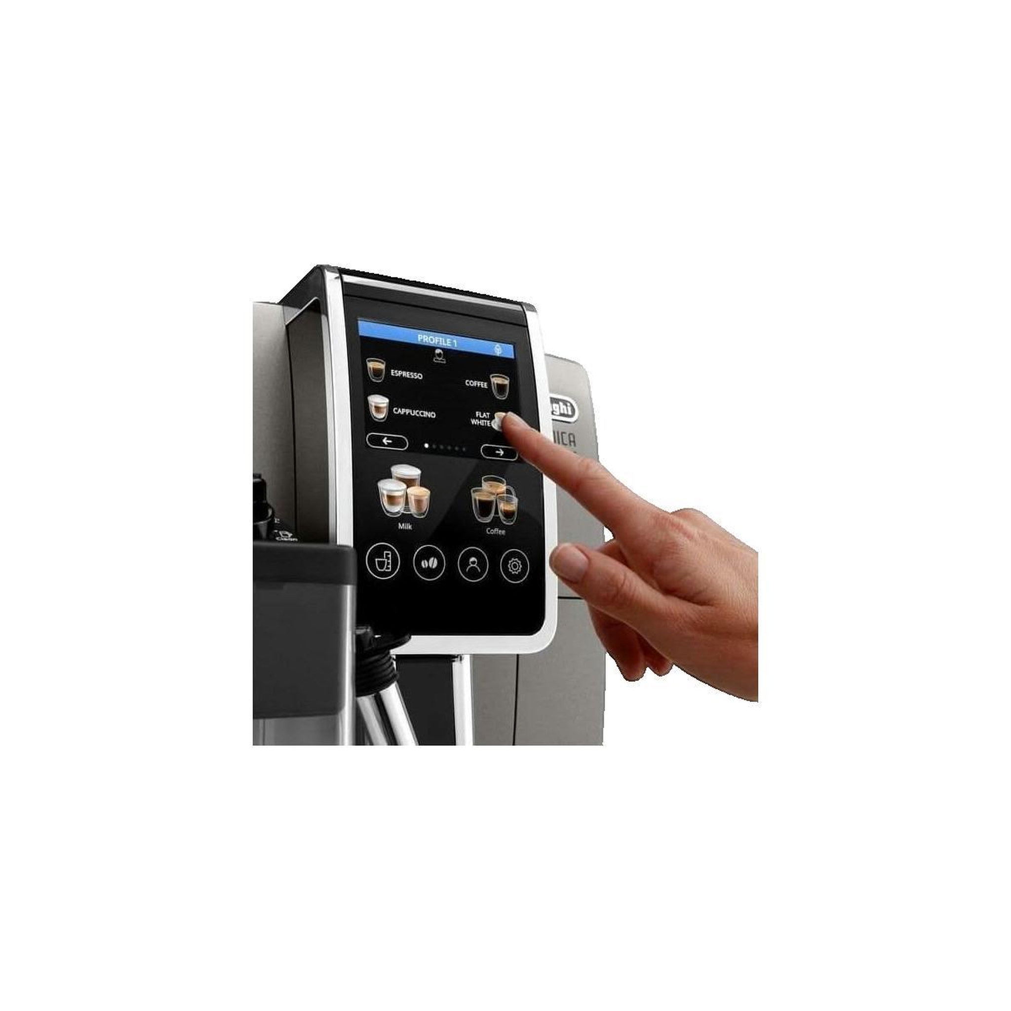 Voir la diapositive 3 : DELONGHI Cafetière DeLonghi ECAM 380.95.TB titane noir