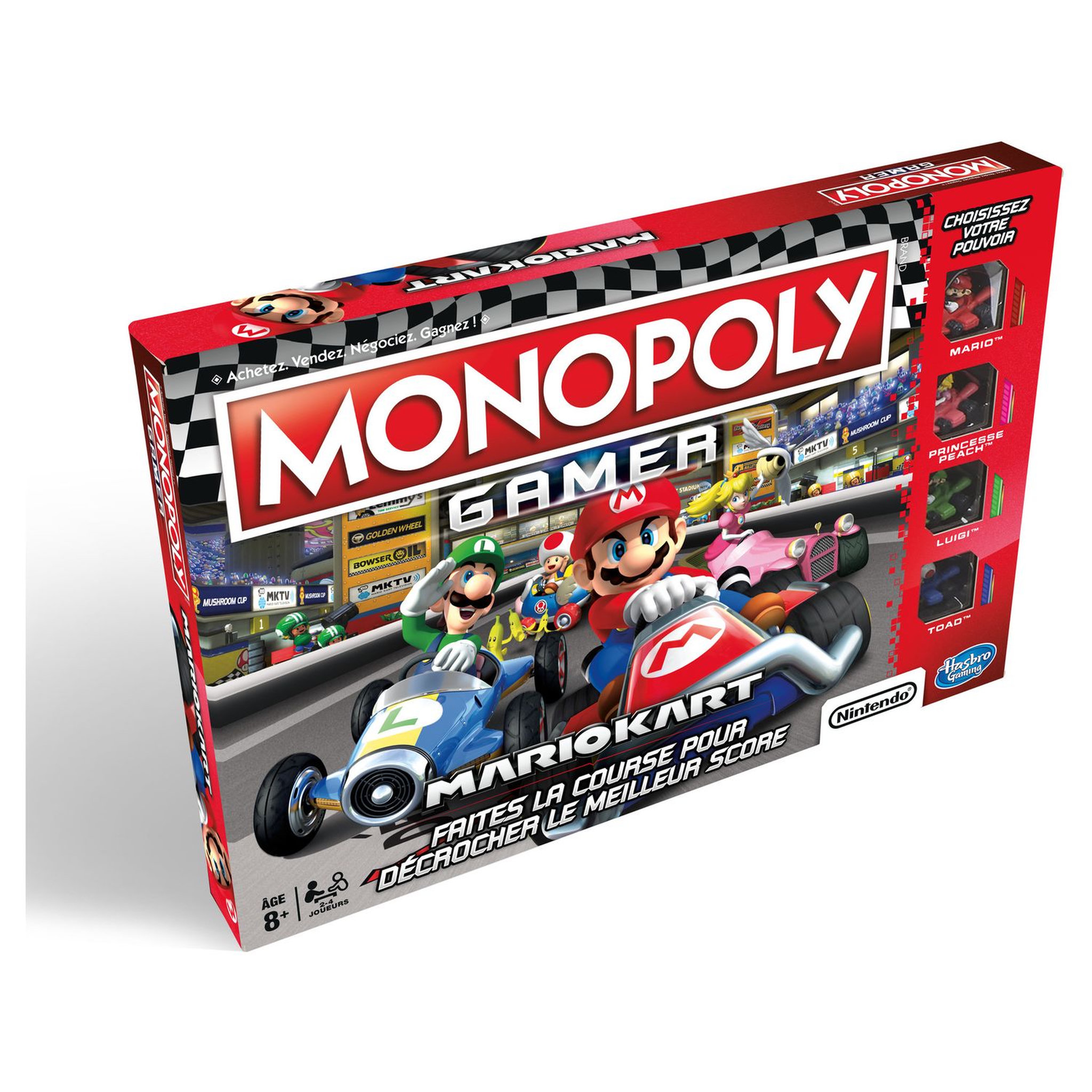 Voir la diapositive 1 : HASBRO Monopoly Gamer Mario Kart