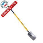 OUTILS PERRIN Louchet poli Senlis de 28 cm emmanché manche composite incassable en fibre de verre