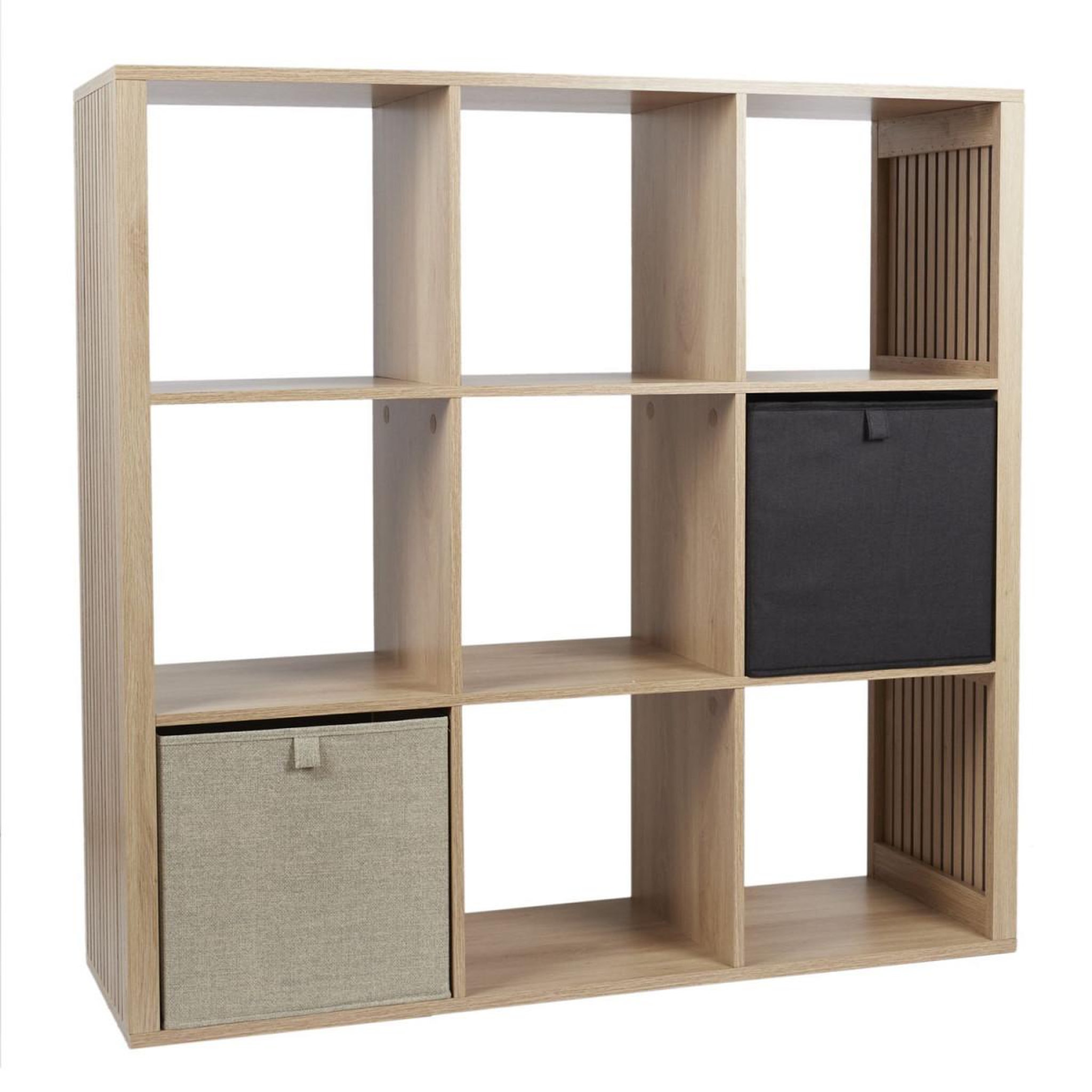Voir la diapositive 5 : The Home Deco Factory Étagère modulable 9 cases  klaus  102cm marron
