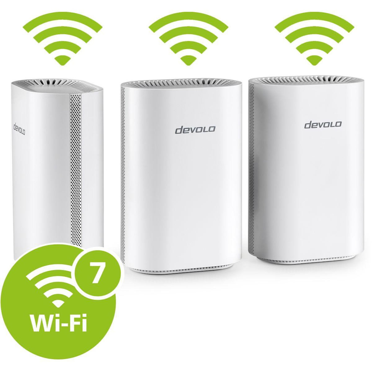 Devolo Système Wifi Mesh WiFi 7 MESH BE6500 3-pack