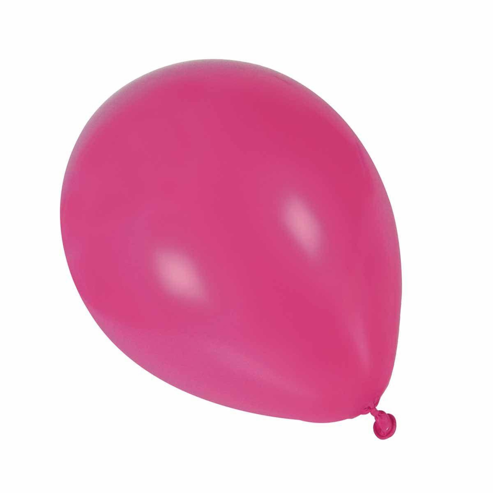 HOMEA Lot de 10 Ballons en Latex  Gonflables  30cm Fuchsia