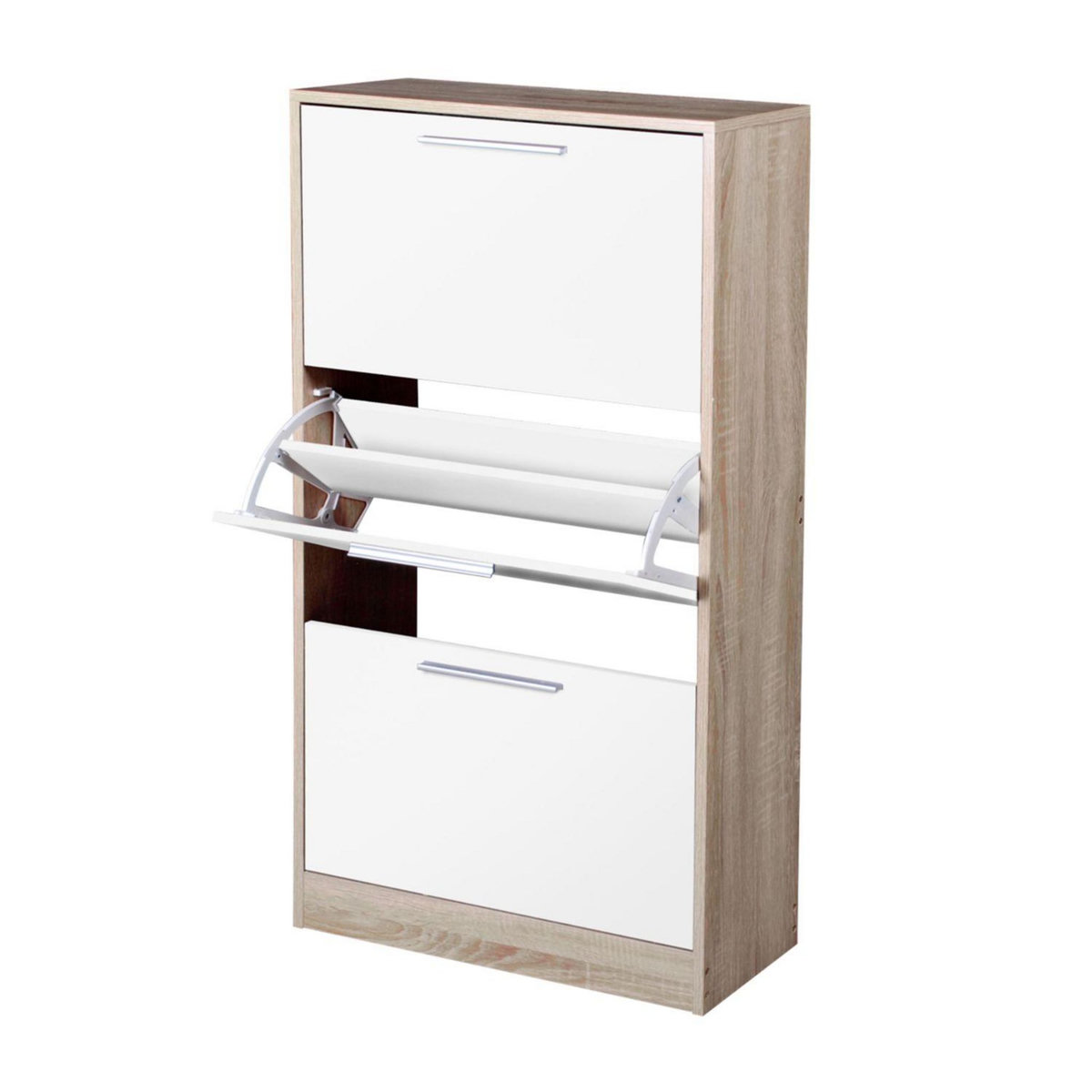 TOILINUX Meuble à chaussure design bois Pratik