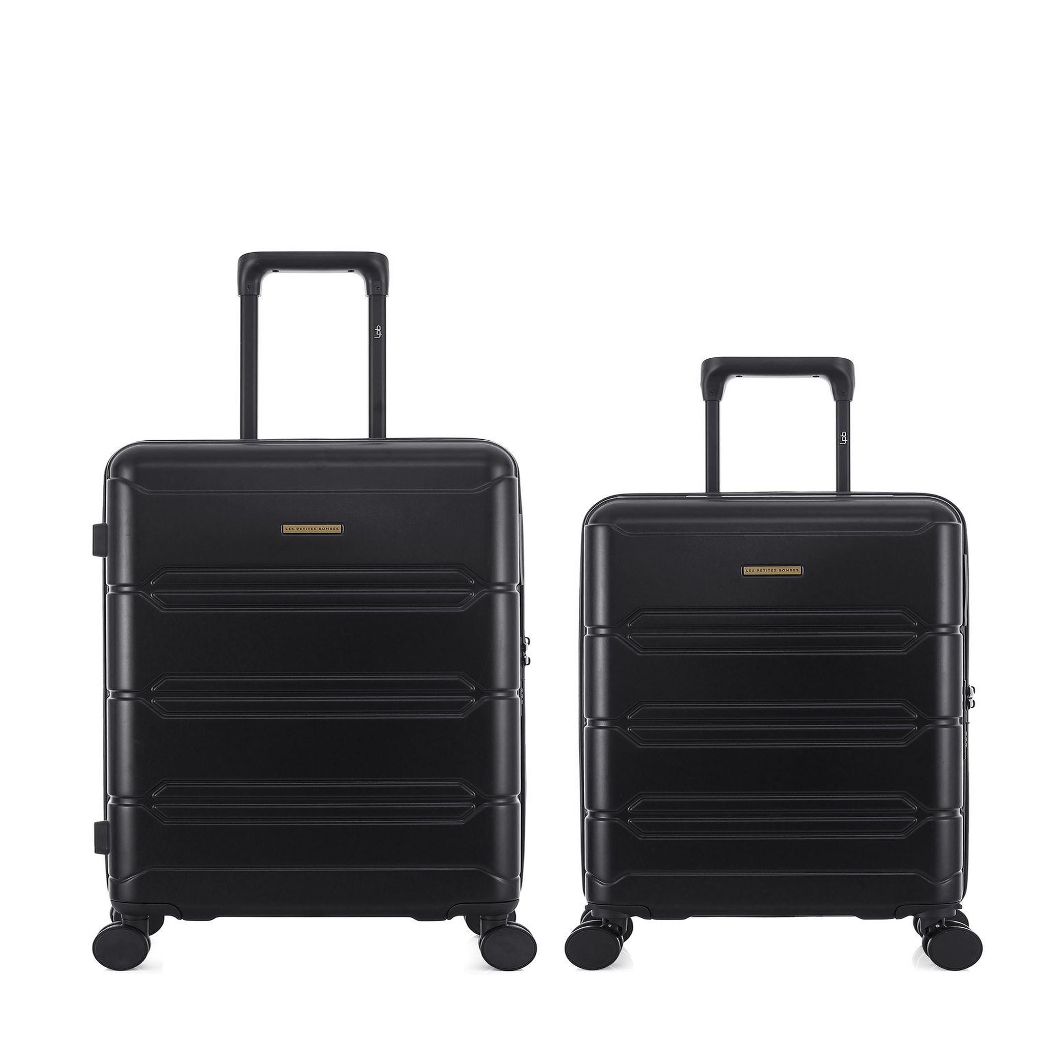 LES P'TITES BOMBES LPB Lot de 2 Valises Rigides Taille Moyenne et Cabine LYNDA
