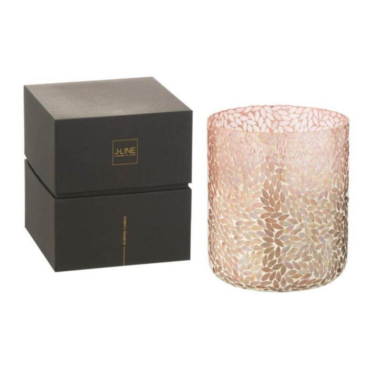 Paris Prix Bougie Parfumée Mosaïque  Cyra  25cm Tender Rose