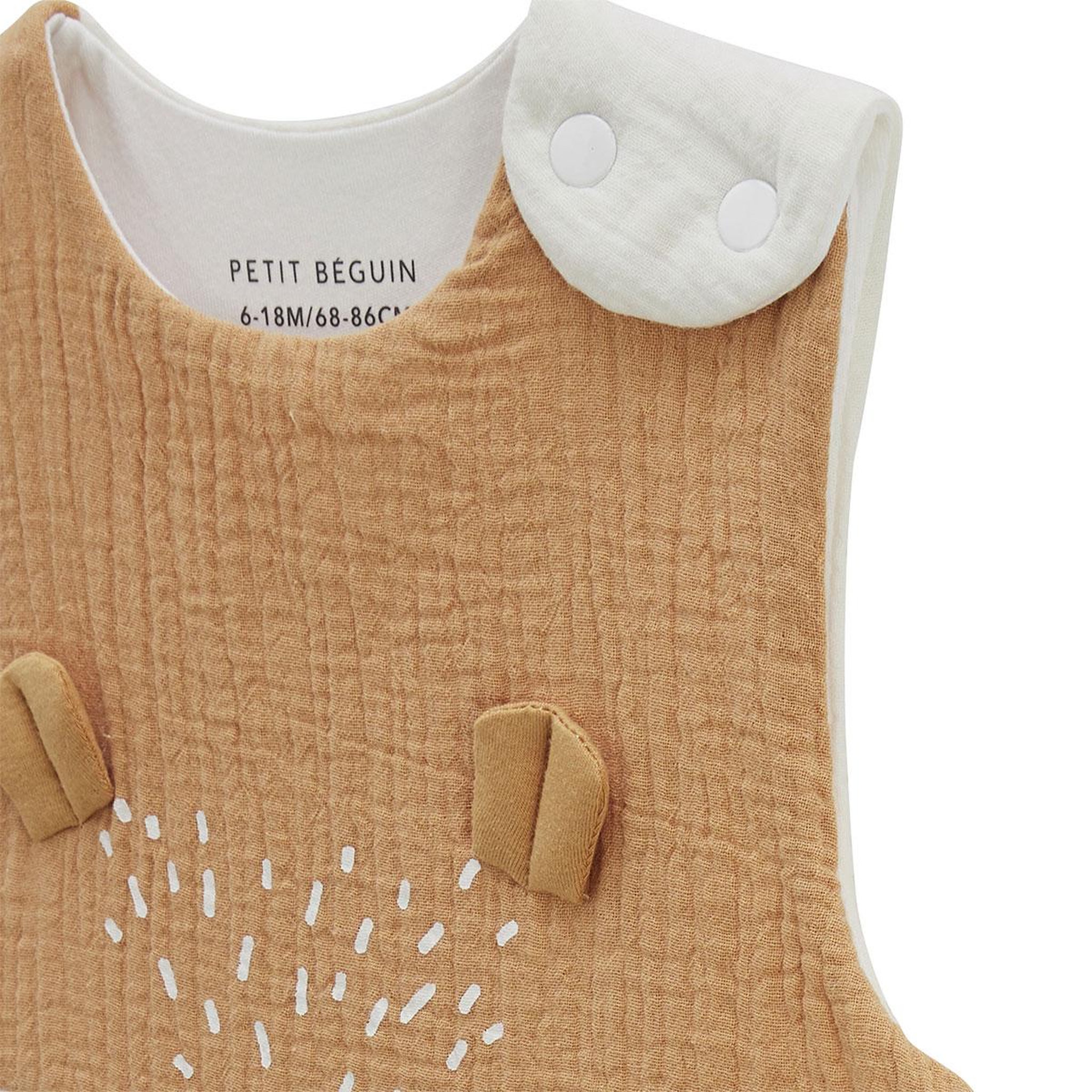 Voir la diapositive 4 : Petit BÃ©guin Gigoteuse d'été en gaze de coton baroudeur