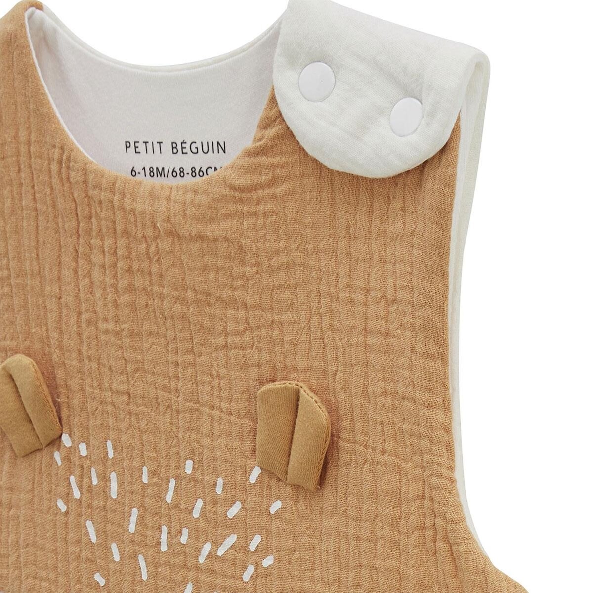 Petit Béguin Gigoteuse d'été en gaze de coton Baroudeur