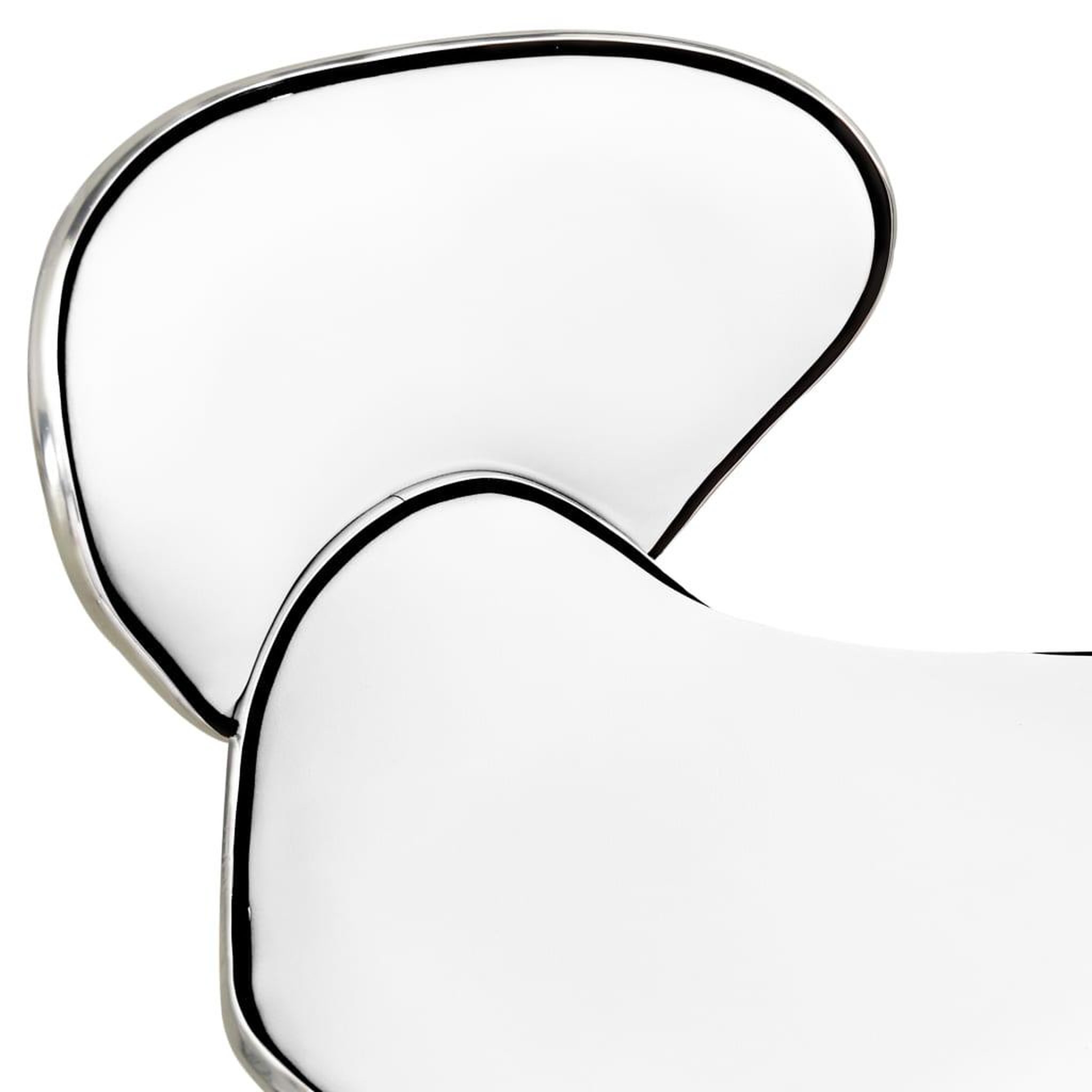 Voir la diapositive 5 : VIDAXL Chaise de bureau Blanc Similicuir