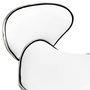 Voir la diapositive 5 : VIDAXL Chaise de bureau Blanc Similicuir