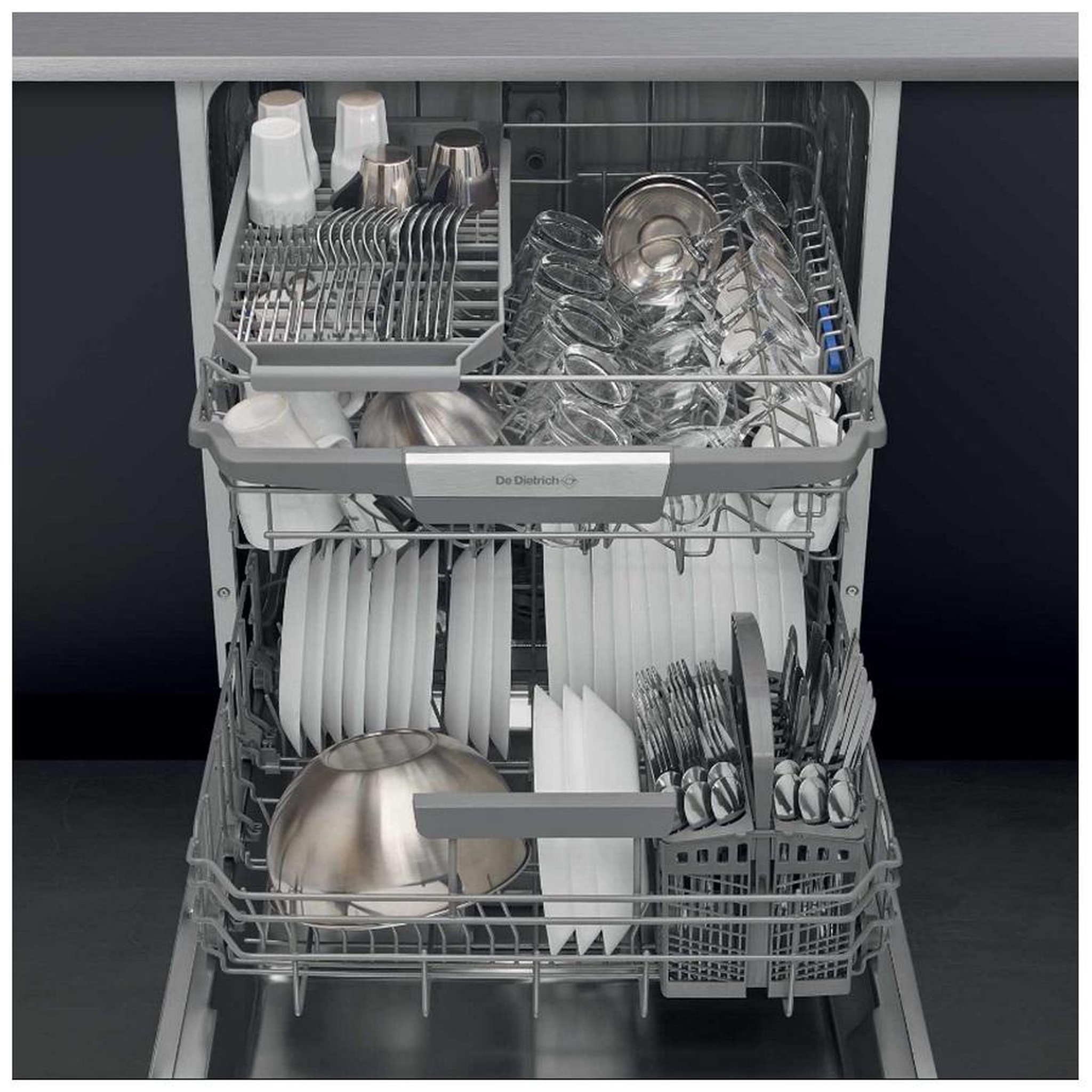 De Dietrich Lave-vaisselle 60cm 14 couverts 42db tout intégrable - DCJ422DQX