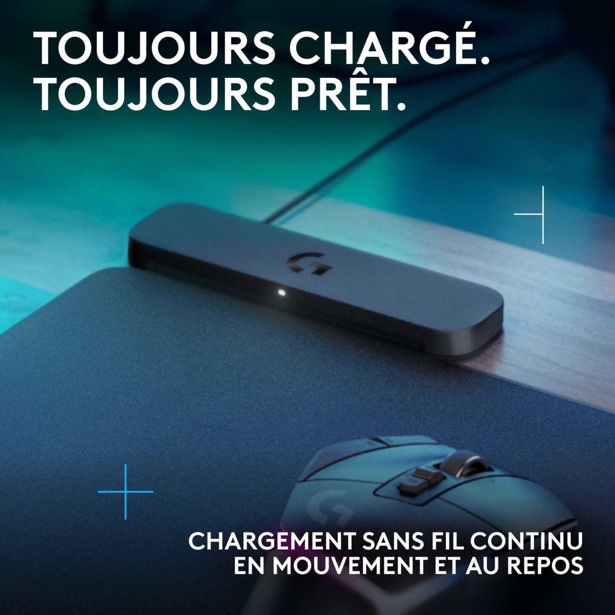 Voir la diapositive 2 : Logitech Tapis de souris powerplay 2
