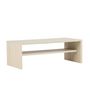 Voir la diapositive 1 : Paris Prix Table Basse Design  Telemarket  100cm Beige