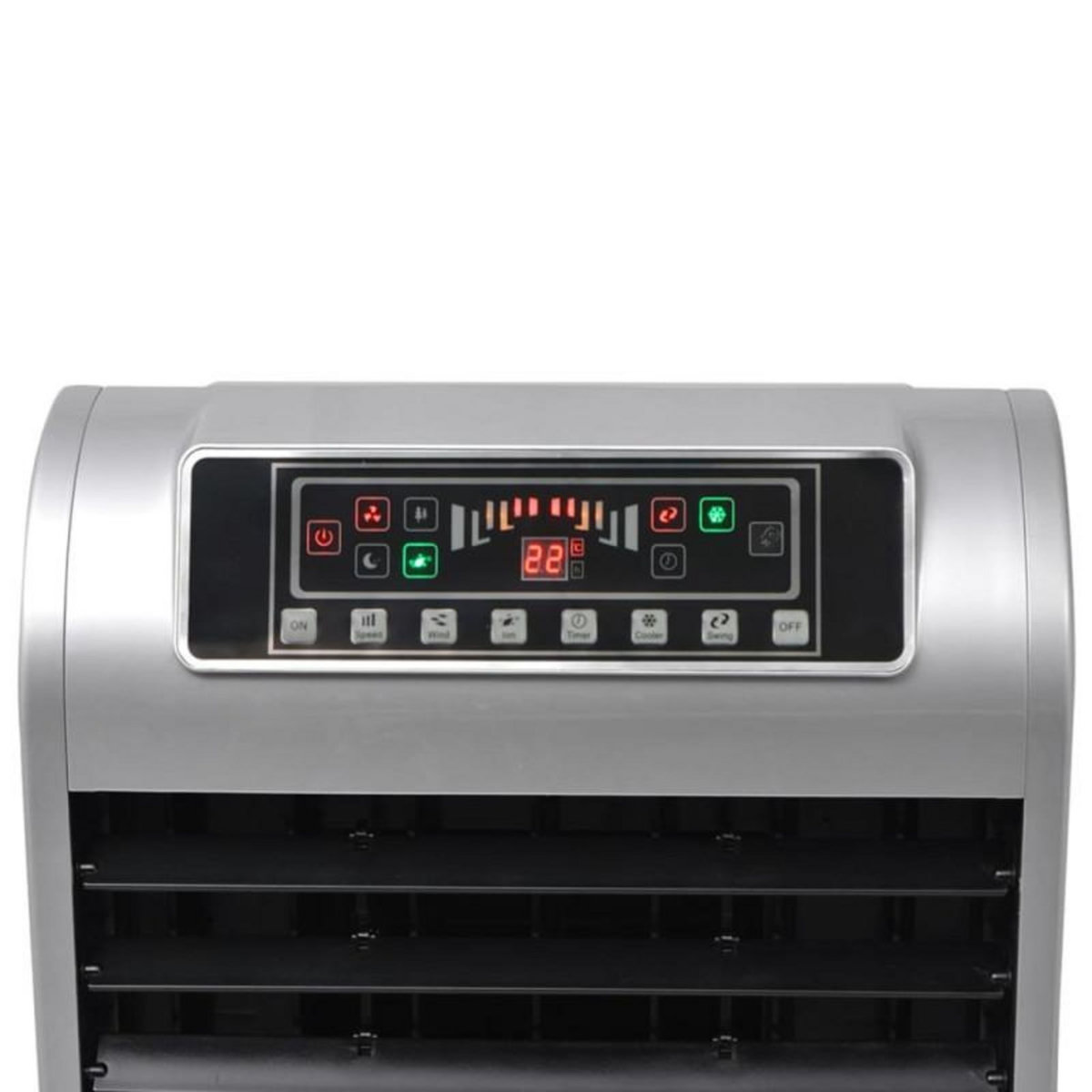 VIDAXL Refroidisseur d air portable 120 W 8 L 385 m³ h 37,5x35x94,5 cm