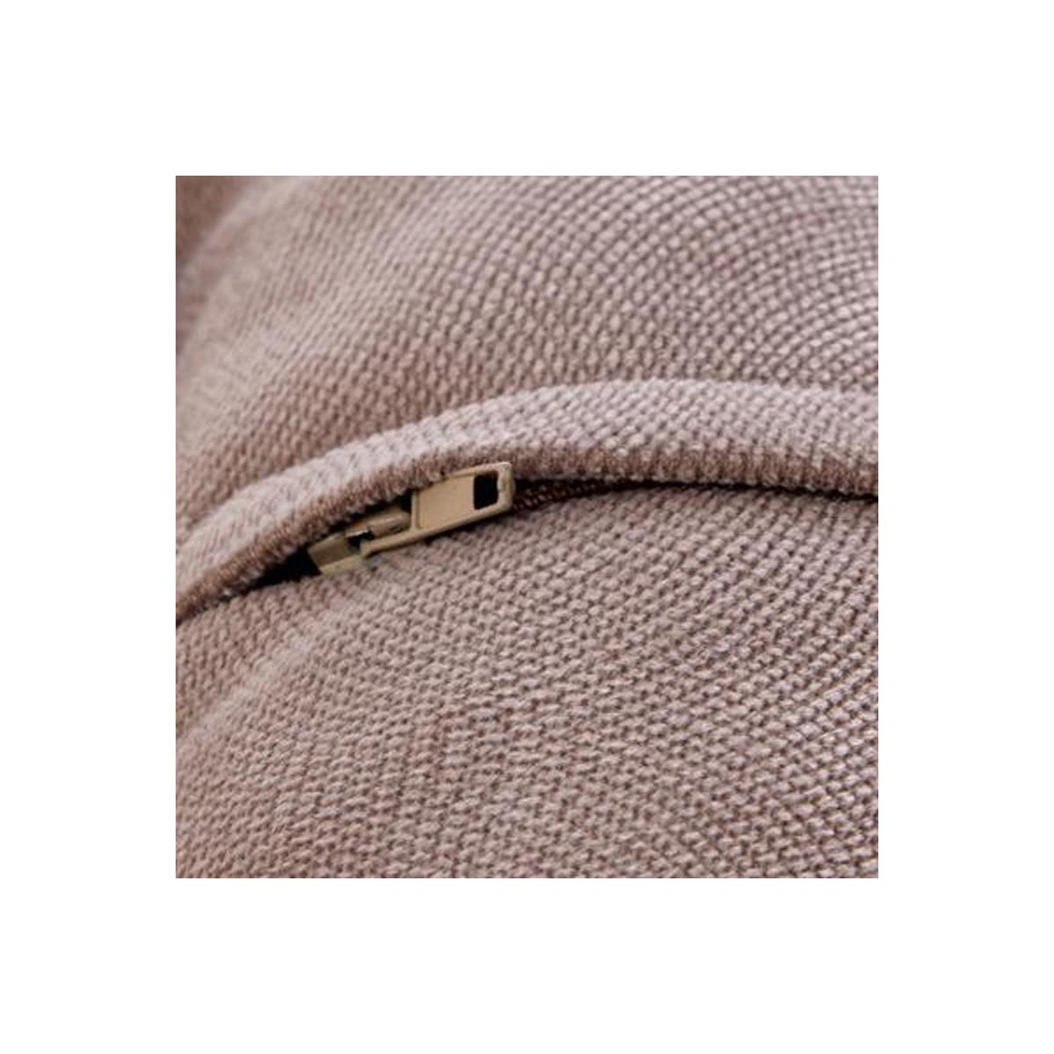 Voir la diapositive 5 : ATMOSPHERA Coussin déhoussable  lilou  50x30cm taupe
