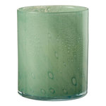 Paris Prix Photophore Design en Verre  Jade  18cm Vert