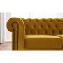 Voir la diapositive 3 : LISA DESIGN William - canapé chesterfield d'angle droit - 4 places - en velours