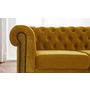 Voir la diapositive 3 : LISA DESIGN William - canapé chesterfield d'angle droit - 4 places - en velours