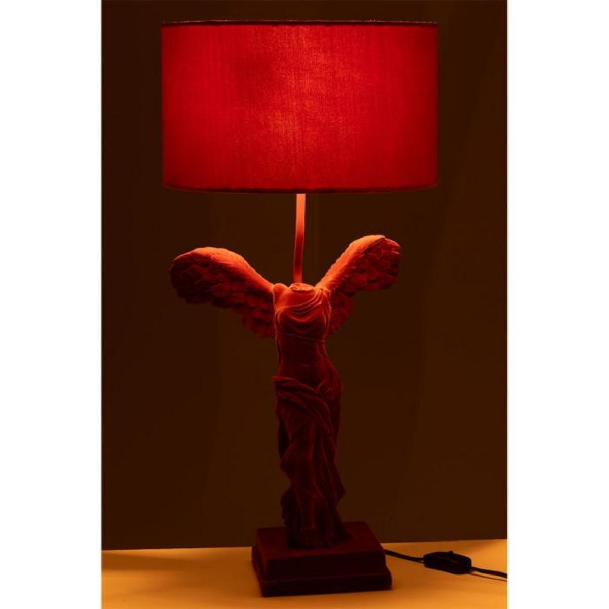 Paris Prix Lampe à Poser Sculpture  Grecque  63cm Bordeaux