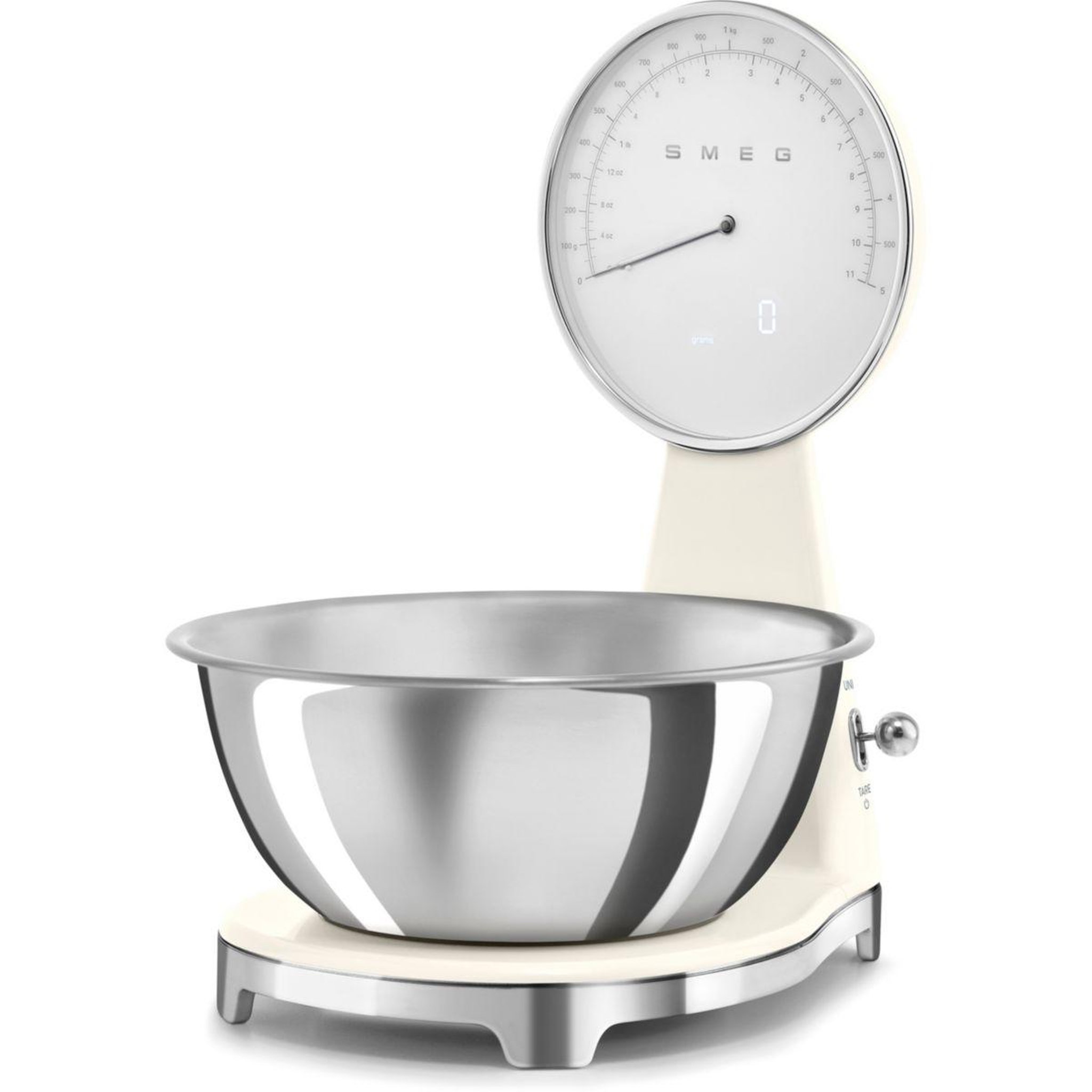 Voir la diapositive 5 : SMEG Balance de cuisine ksf01crww crème