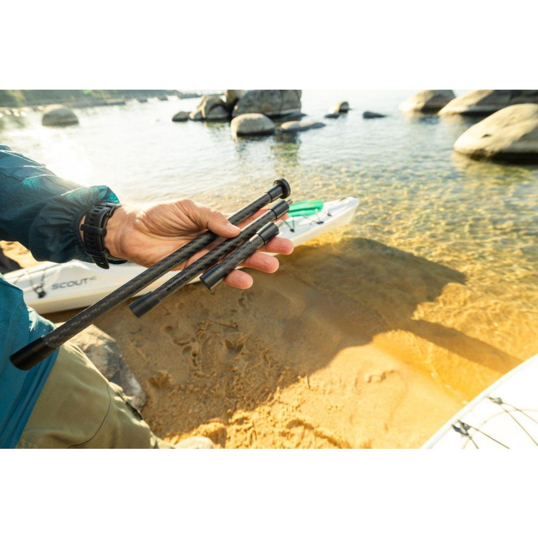 Voir la diapositive 4 : GOPRO Perche carbon fiber extension set