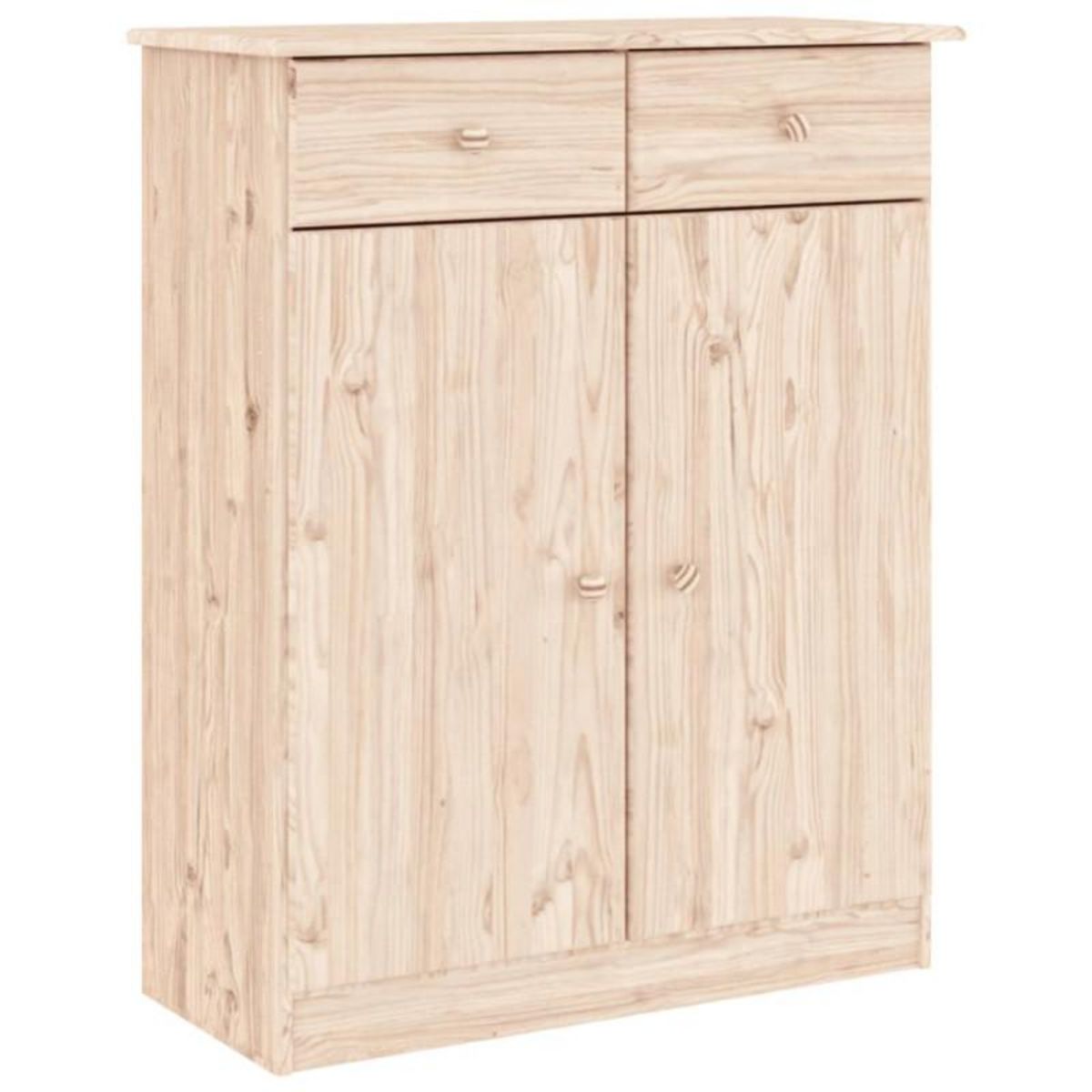 VIDAXL Armoire à chaussures ALTA 77x35x96 cm bois massif de pin