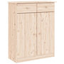 Voir la diapositive 2 : VIDAXL Armoire à chaussures ALTA 77x35x96 cm bois massif de pin