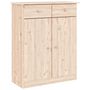 Voir la diapositive 2 : VIDAXL Armoire à chaussures ALTA 77x35x96 cm bois massif de pin