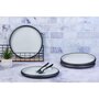 Voir la diapositive 2 : BJORN Assiette GOURMET Ø28cm - 4 pièces - Onyx