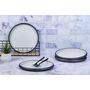 Voir la diapositive 2 : BJORN Assiette GOURMET Ø28cm - 4 pièces - Onyx